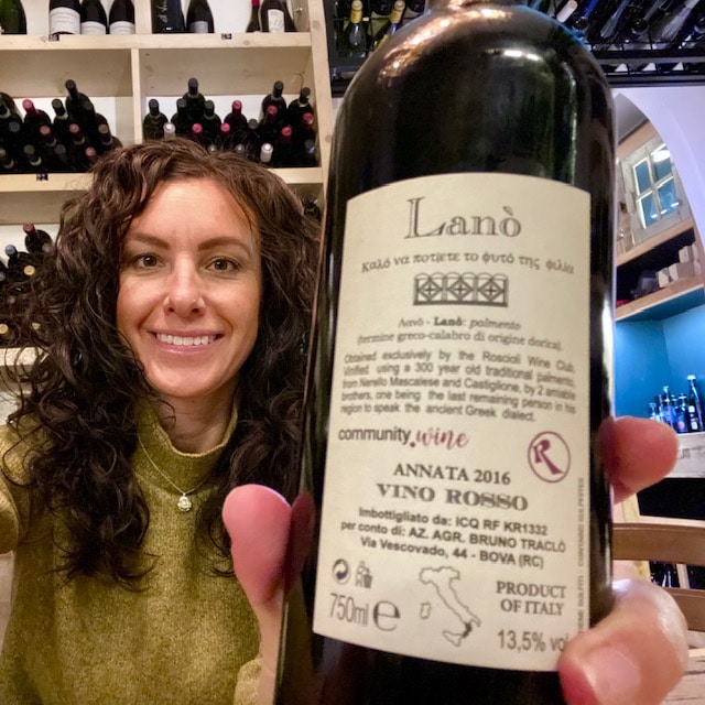 customized wine label of Italian wine from Traclo